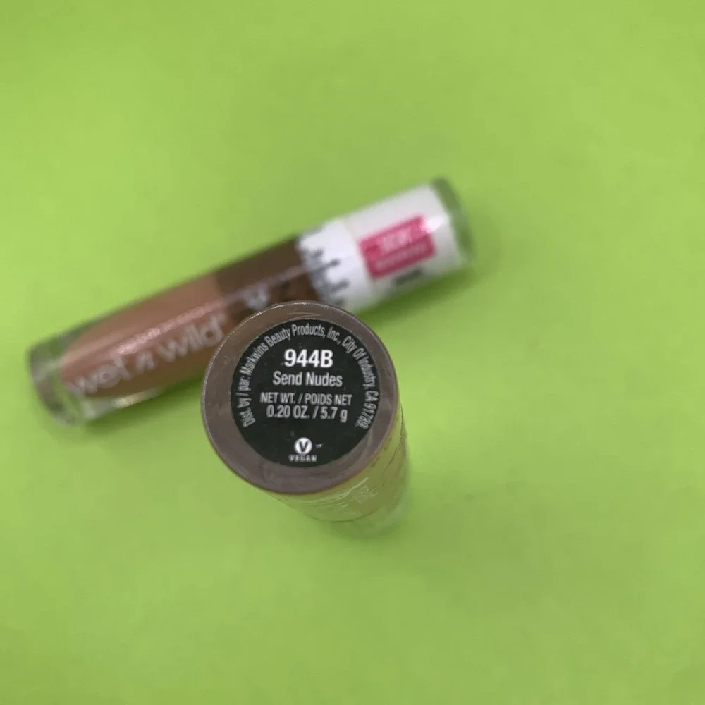 2 Sealed Wet N Wild Megalast LIQUID CATSUIT High Shine Lipstick 944B Send Nudes